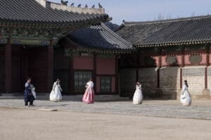 Hanbok a Gyeongbokgung